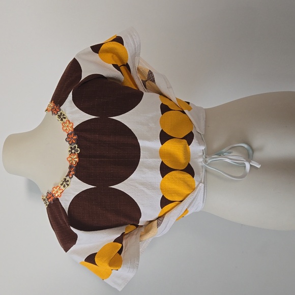 Vintage Refashioned Wrap Top (M) ♻️🧵 - Picture 5 of 8